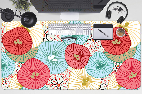Mapa de birou model floral