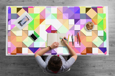 Mapa de birou mozaic colorat