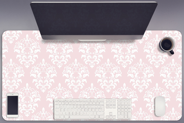 Mapa pentru birou roz Damask