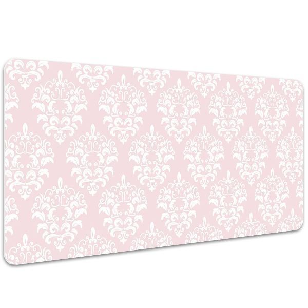 Mapa pentru birou roz Damask