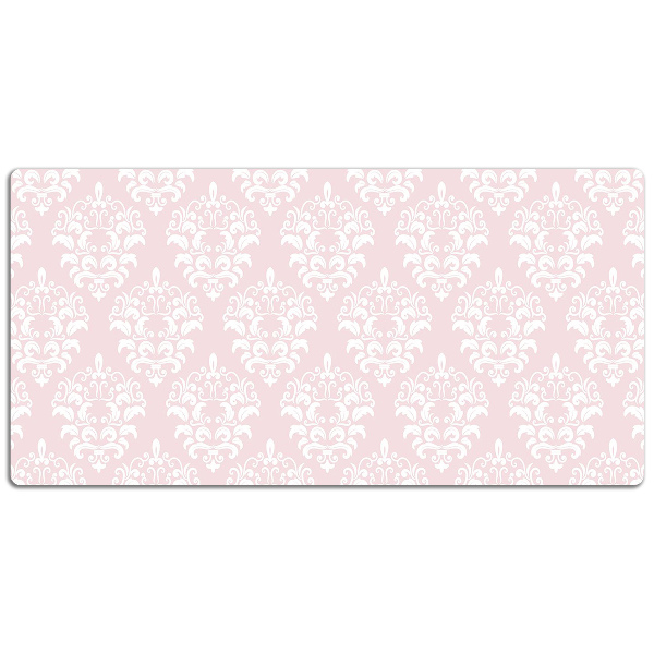 Mapa pentru birou roz Damask