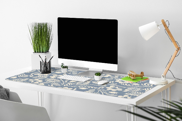 Mapa de birou ornament albastru