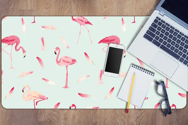 Mapa pentru birou Flamingos și stilou
