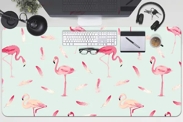 Mapa pentru birou Flamingos și stilou