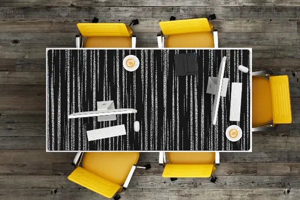 Mapa de birou Design negru