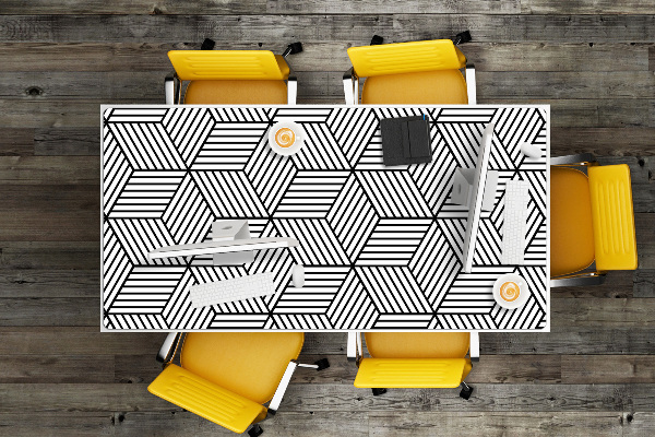 Mapa birou cuburi geometrice