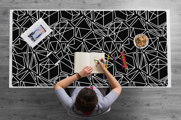 Mapa pentru birou forme geometrice