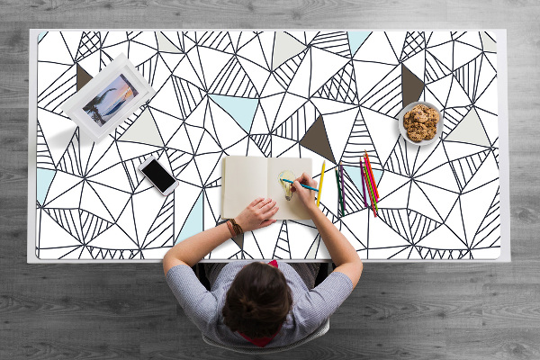 Mapa pentru birou model geometric
