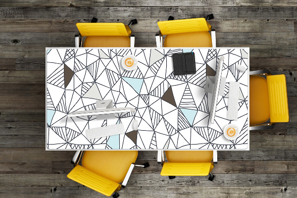 Mapa pentru birou model geometric