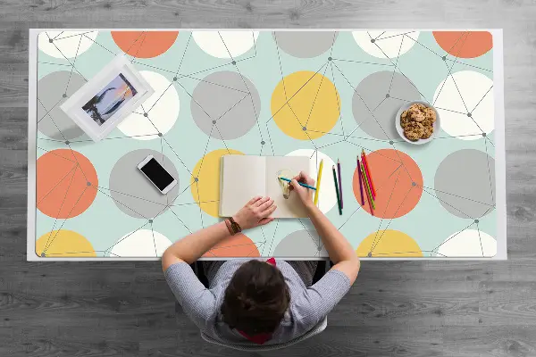 Mapa pentru birou model geometric