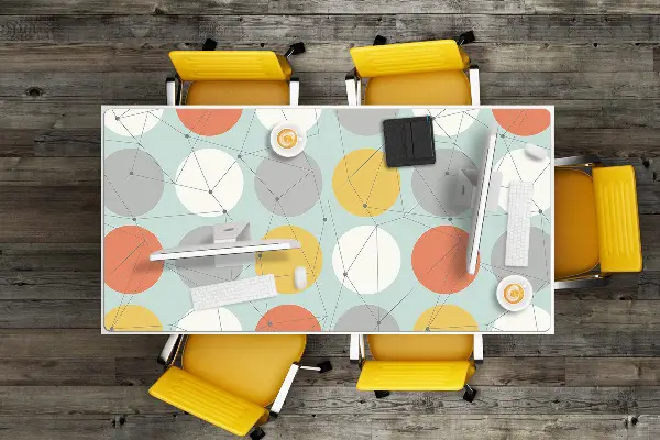 Mapa pentru birou model geometric