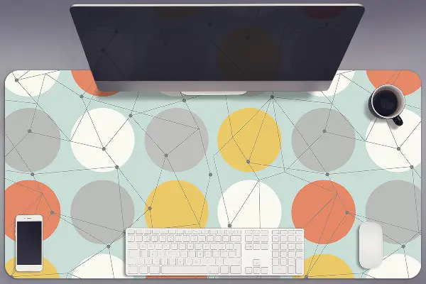 Mapa pentru birou model geometric
