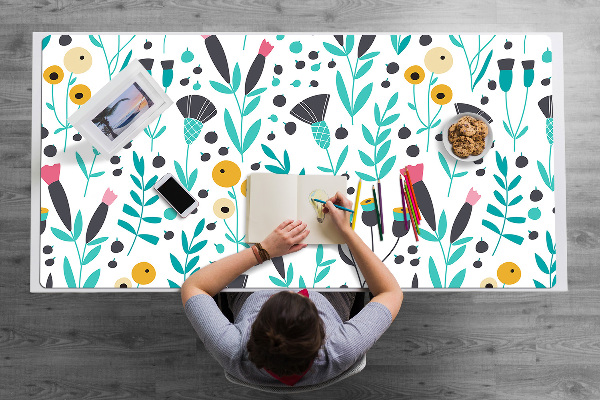 Mapa birou flori scandinave