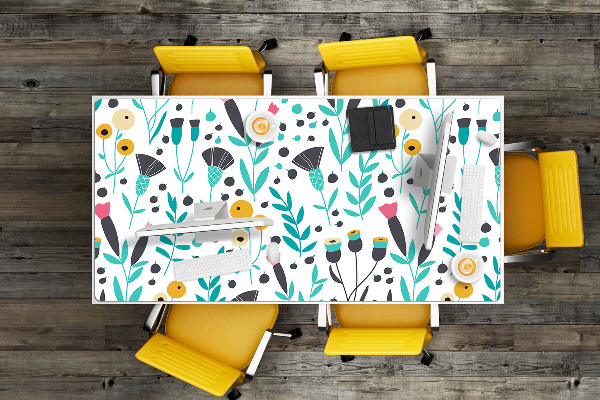 Mapa birou flori scandinave