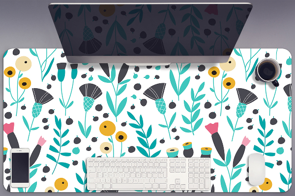 Mapa birou flori scandinave