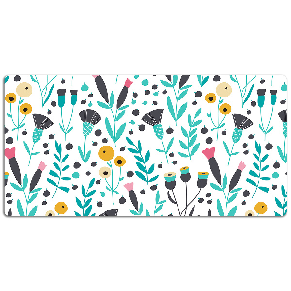 Mapa birou flori scandinave