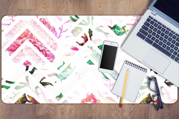 Mapa birou florale Chevron