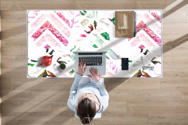 Mapa birou florale Chevron