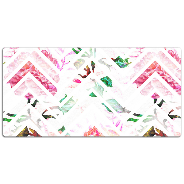 Mapa birou florale Chevron