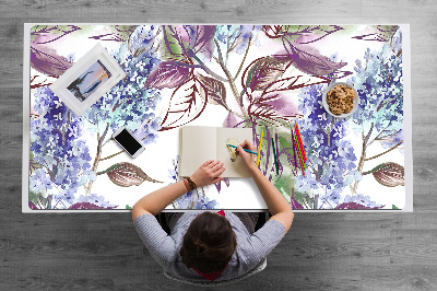 Mapa birou frunze violet