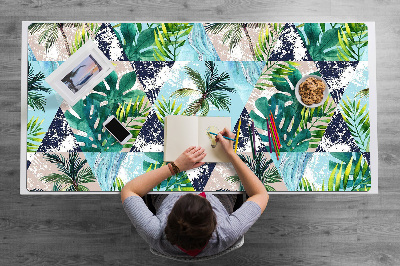 Mapa pentru birou mozaic tropical