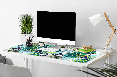 Mapa pentru birou mozaic tropical