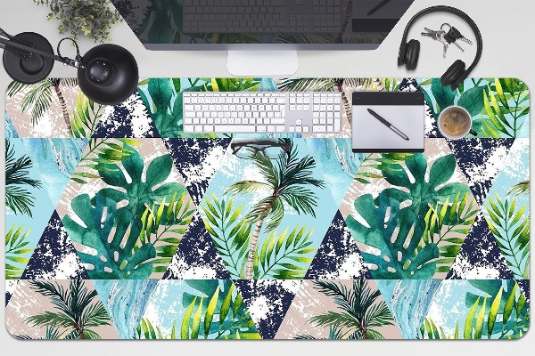 Mapa pentru birou mozaic tropical