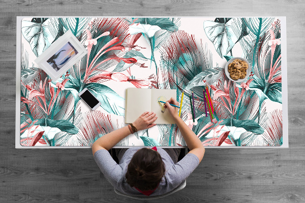 Mapa de birou desen tropical