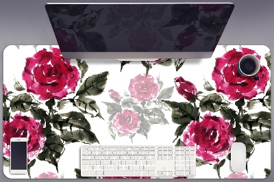 Mapa pentru birou trandafiri pictate