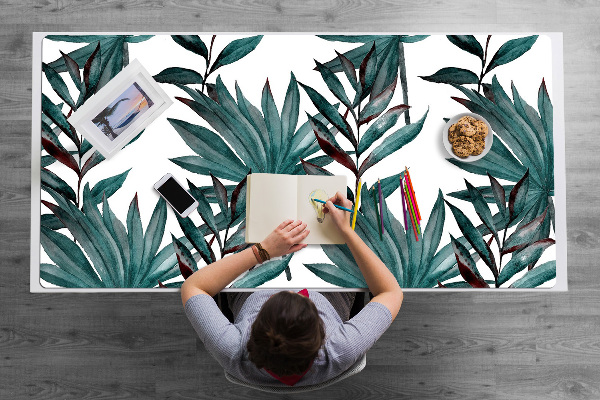 Mapa de birou ilustrare tropical