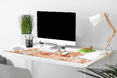 Mapa birou înflorit trandafiri