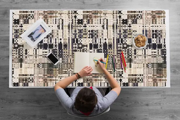 Mapa pentru birou gresie stil boho