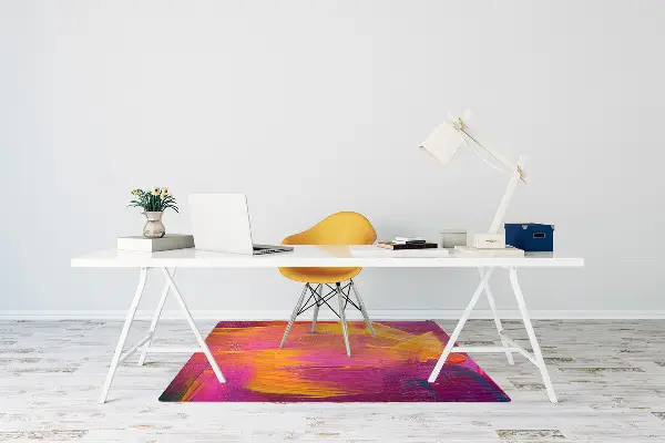 protectie podea scaun Vopseaua pe panza