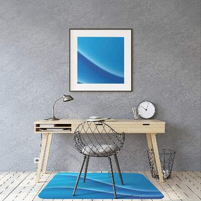 Covorașe pentru scaune albastru abstracție