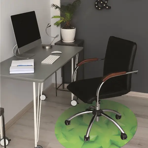 Covorașe pentru scaune abstractizare verde