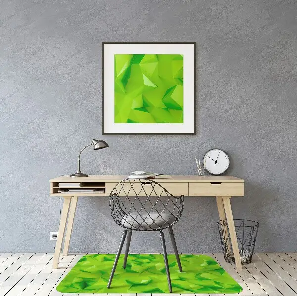 Covorașe pentru scaune abstractizare verde