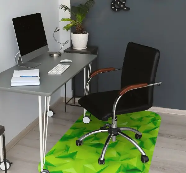 Covorașe pentru scaune abstractizare verde