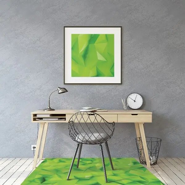 Covorașe pentru scaune abstractizare verde