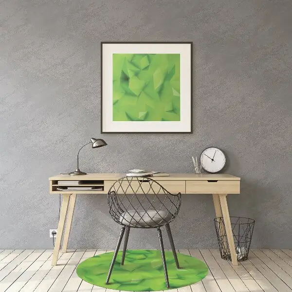 Covorașe pentru scaune abstractizare verde