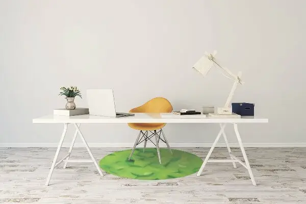 Covorașe pentru scaune abstractizare verde