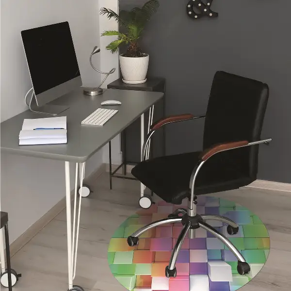 Covoras pentru protectie pardosea culoare abstracție