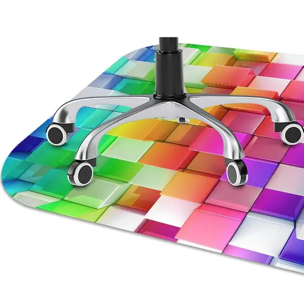 Covoras pentru protectie pardosea culoare abstracție