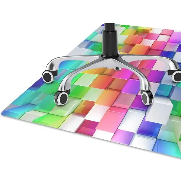 Covoras pentru protectie pardosea culoare abstracție