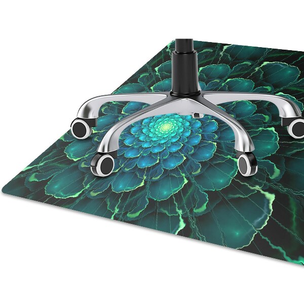 Covorașe pentru scaune floare verde