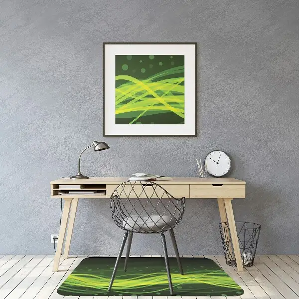 protectie podea scaun dungi verzi