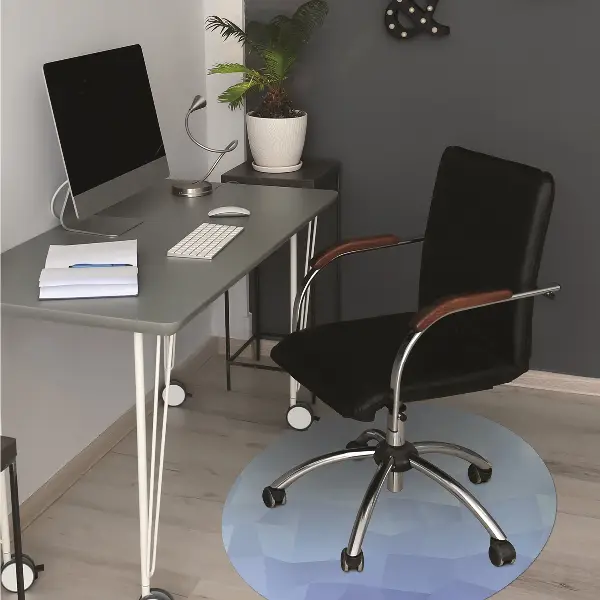 covoras protectie podea albastru abstracție