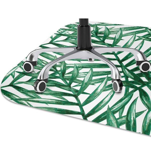 Covoras pentru protectie pardosea frunze tropicale