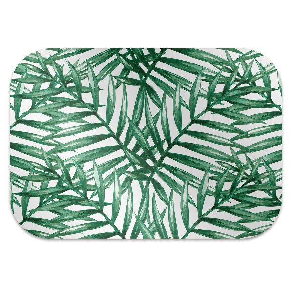 Covoras pentru protectie pardosea frunze tropicale