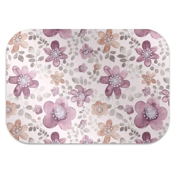 protectie podea birou flori roz