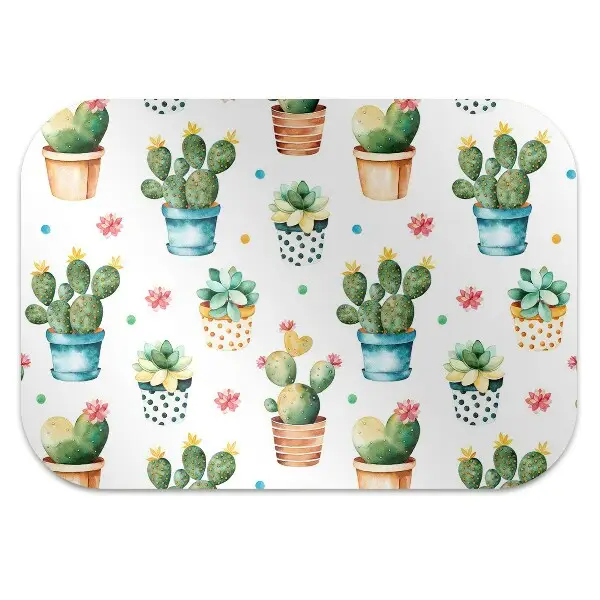 covoras protectie podea cactus pictat